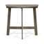 Table de bistro grise pliante en bois d'acacia gris