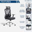 Chaise de travail en filet Laporchia