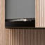 Kora Art Faux Fluted 24" Single Vanity with Integrated Ceramic Top & Handles-793747127