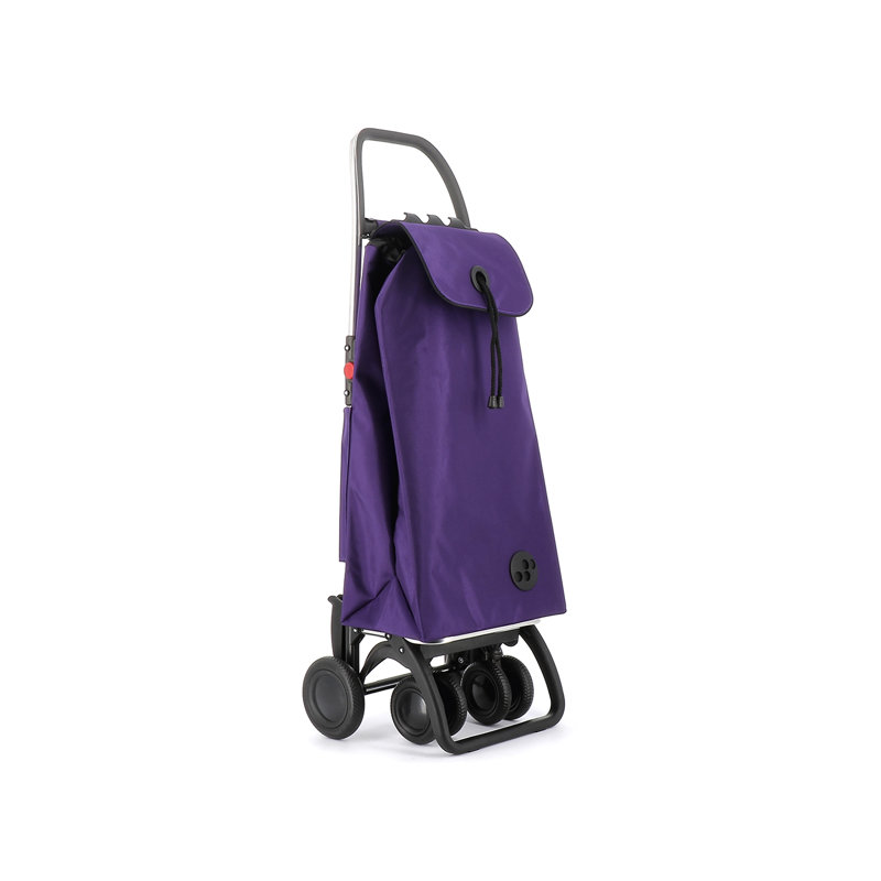 41.34'' H x 15.55'' W Cart with Wheels, Purple