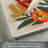 CounterArt Yellow Petals 3mm Tempered Glass Cutting Board 10" x 8"