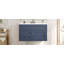 Meuble-lavabo mural 36 po, armoire de rangement flottante avec 2 tiroirs, 1 tiroir basculant, lavabo simple en céramique à 3 trous, armoire moderne.-843728648