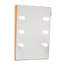 Miroir de salle de bain rectangulaire avec lumières
