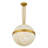 Amato 3-Light Brushed Gold Pendant Light