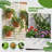 47" H x 24" W Outdoor Metal Planter Box with Trellis Decor Raised Garden Bed with Lattice Panel for Patio-1960117166-1960117168-1960117180