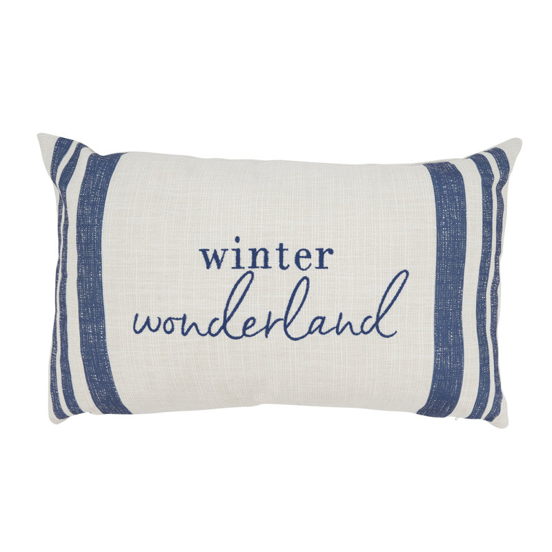 Coussin décoratif en polyester Frozen Fantasy Winter Wonderland