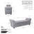 Landaverde Fabric Upholstered Storage Bench-296084983