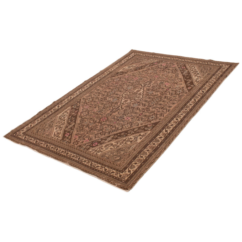 Aliveya One-of-a-Kind Rectangle 6'7" X 9'5" 1990's Wool Area Rug