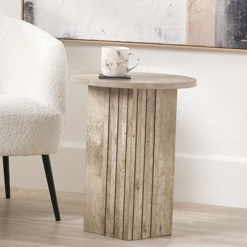 Eliam Pedestal End Table