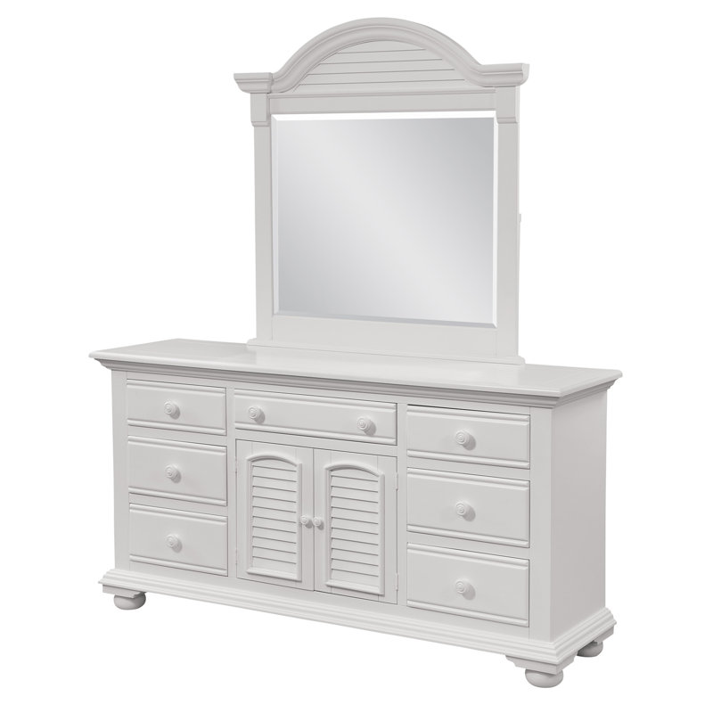 Khoury 70'' W 7 - Drawer Dresser, Eggshell White