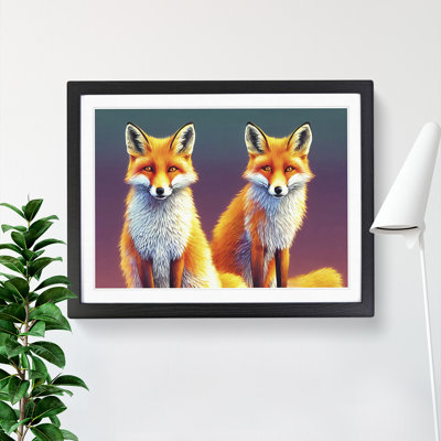 Two Foxes Vol.1 - Framed Print