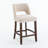 Upholstered Counter Stool With Solid Wood Legs Set of 4-1208058976-1208058977