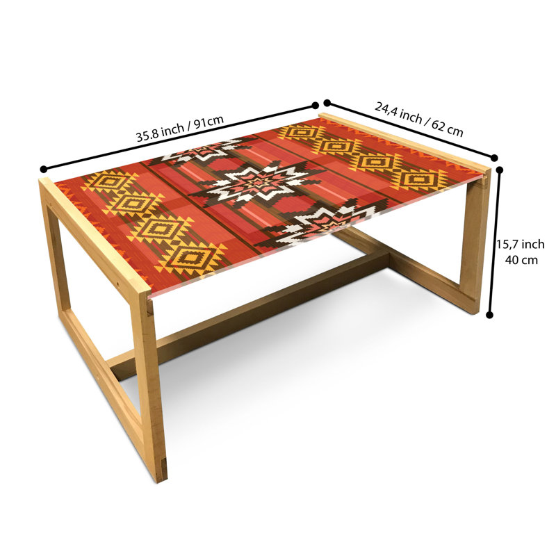Jamone Sled Coffee Table, 90cm H x 62cm W x 40cm D
