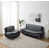 Similicuir gris / noir est en rupture de stock