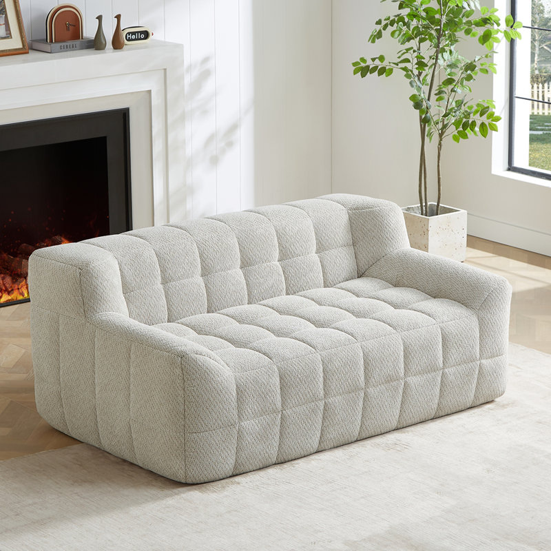 Canapé à compression complète, Beige