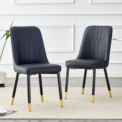 Chaise d'appoint rembourrée sans dossier Peytynn