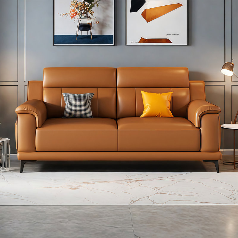 Canapé italien luxueux et simple, H 36,22 po x l 122,00 po x P 36,22 po