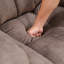 Ensemble de salon inclinable en microsuède 2 pièces avec porte-gobelets-1375093048