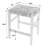 Brunetto 24.5 in. Seat Height Woven Backless Counter Stool