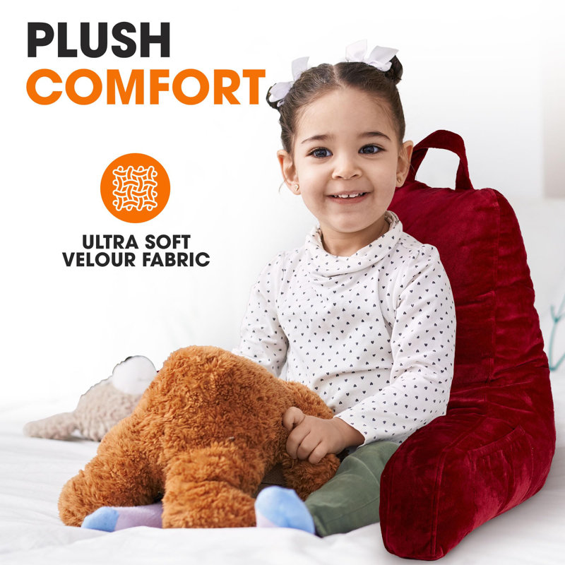 Coussin de lecture avec accoudoirs, Marron