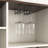 Bar Cabinet with Charging Station and Sliding Barn Doors-359831738