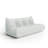 Boneless Armless 3-Seat Bean Bag Chair Sofa Comfy Lazy Sofa Fireside Chair Soft Memory Foam Lounger for Bedroom Living Room Apartment or Gaming Venue-2132111079