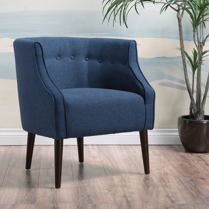 Chaise de baignoire contemporaine rembourrée, Marine