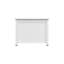 Caisson de laveuse robuste - plateau coulissant + armoire, capacité de 330 lb