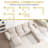 7 Seat Chenille U Shaped Modular Sectional Sofa With Storage-2044176262