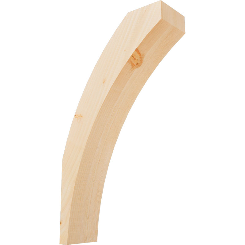 Genouillère Thorton, Sapin Douglas de 5 1/2 po (lisse), 16 po X P 28 po H