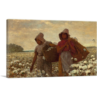 " The Cotton Pickers 1876 " by Winslow Homer Painting Print