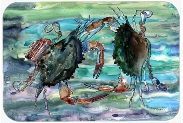 Planche à découper en verre Watery Crabs