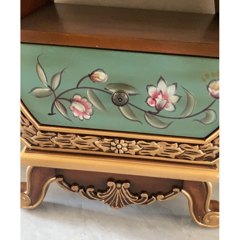Commode d'appoint en bois massif Arthuro