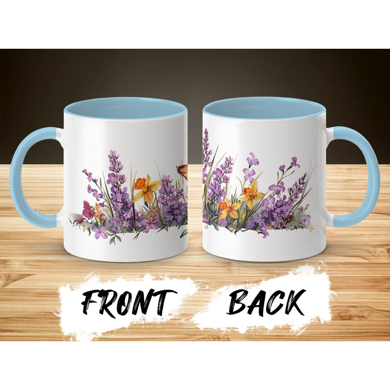 Ceramic Coffee Mug, Light Blue