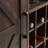 Farmhouse Coffee Bar Cabinet Bar Cabinet with Wine Rack Barn Door Buffet Sideboard Cabinet with Drawer, Adjustable Storage Shelves, Wooden Accent Cabinet -1855450519