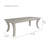 Graphite Extendable Solid Wood Base Dining Table