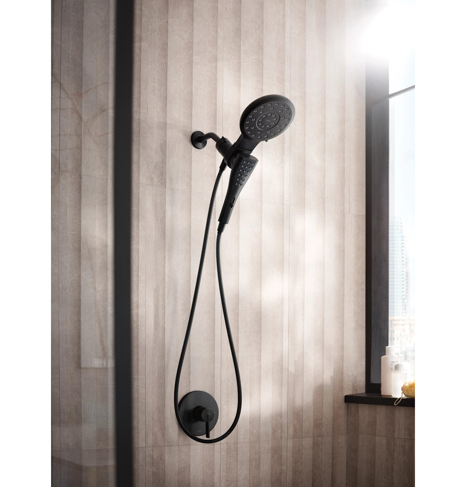 Verso 7" Eight-Function Hand Shower, Matte Black, 1.75 GPM