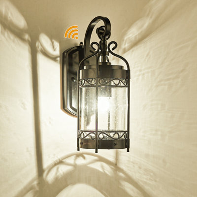applique murale d'extérieur avec crépuscule à l'aube-1 lumière