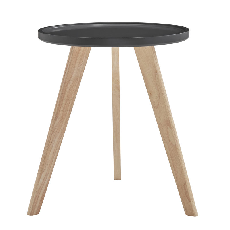 Swofford Tray Top End Table, Vulcan Black