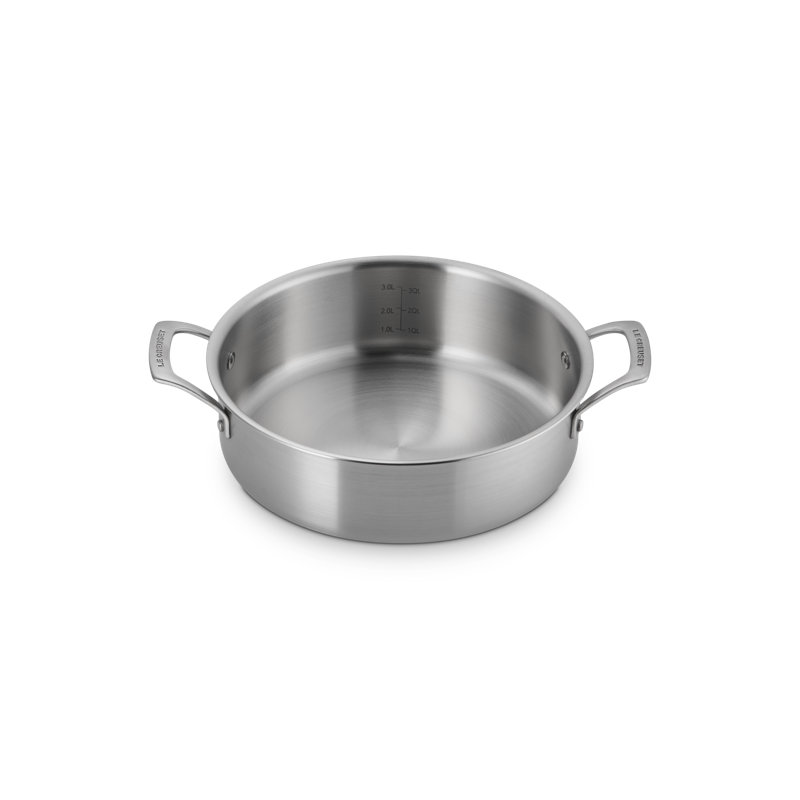 Le Creuset Essential Stainless Steel Rondeau Pan, 4 Qt.