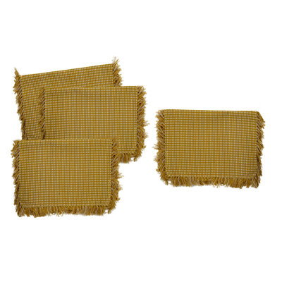 Pocklingt Cotton Gingham Rectangle Placemat