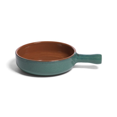 Woolf 28cm Terracotta Pan Peacock Green