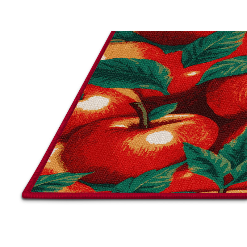  Tapis lavable pomme de Tahiti, Rectangulaire 3 pi x 5 pi