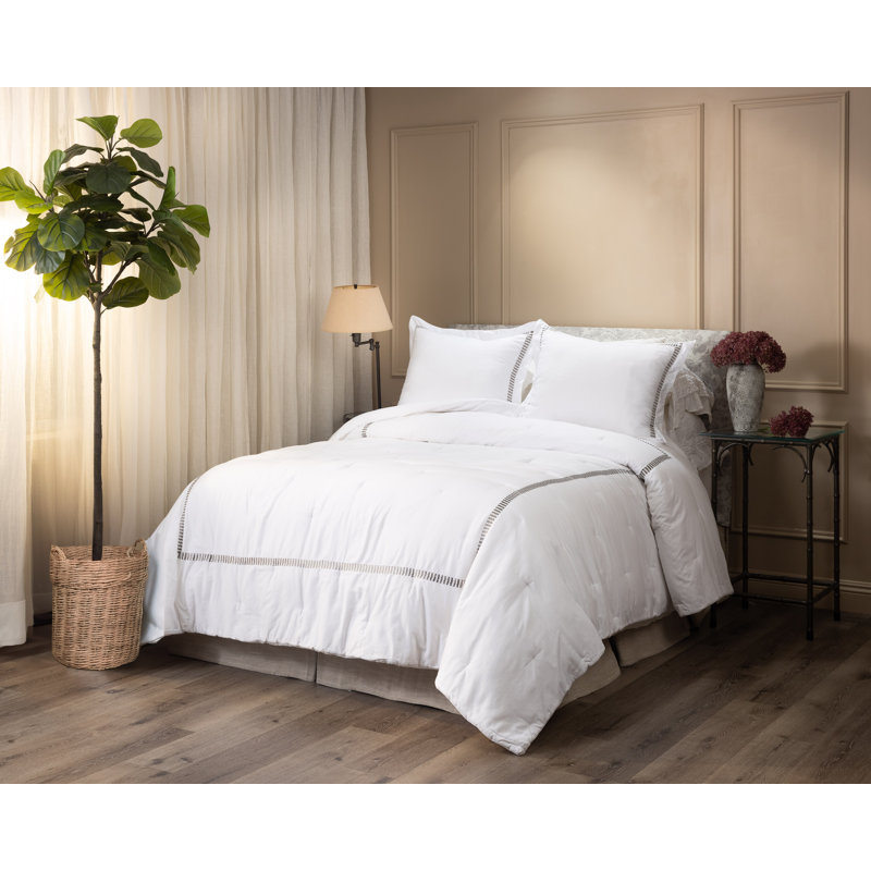 SAVANA Duvet Cover, King Duvet Cover, Gray