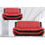 Veve Modern Finish - Ensemble de canapés en similicuir 3 pièces sans accoudoirs-1272606659