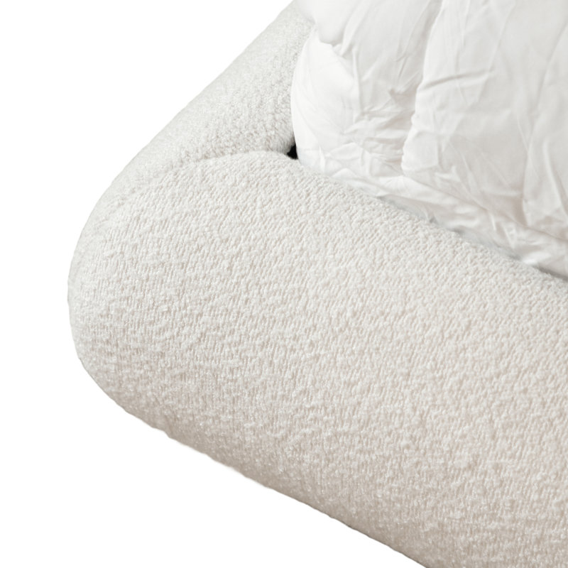 Lit plateforme Mirel, Grand, White