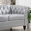 Canapé Chesterfield à accoudoirs roulés 3 places-133414417