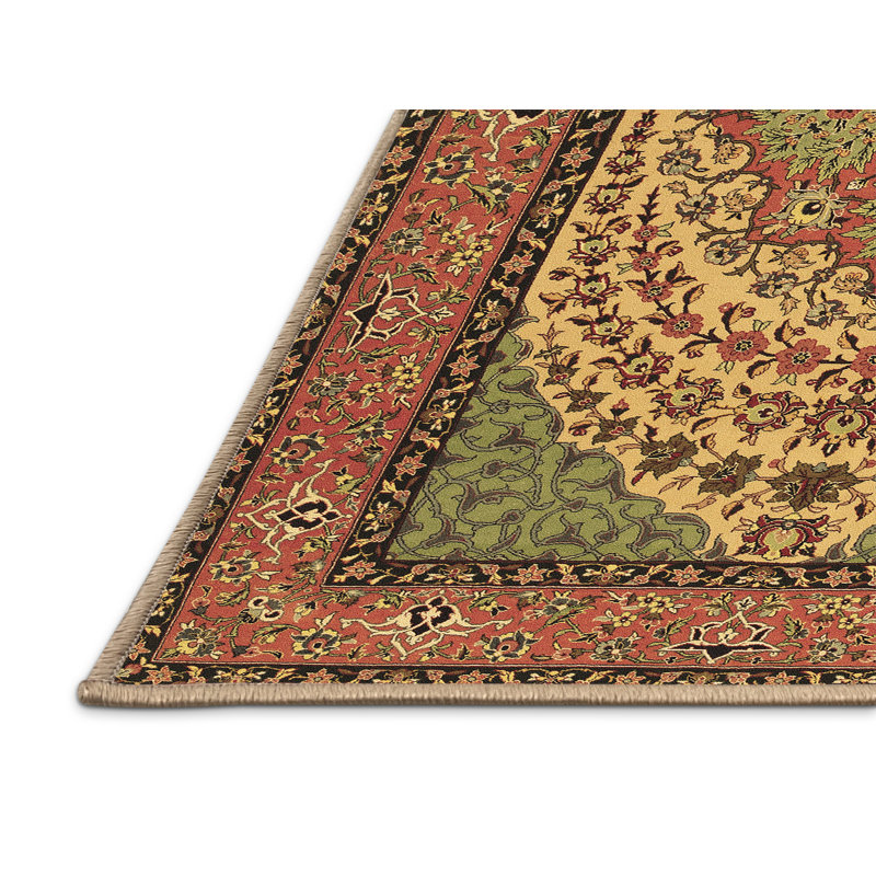Tapis brun traditionnel Traditional 1, Rectangle 7 pi x 10 pi