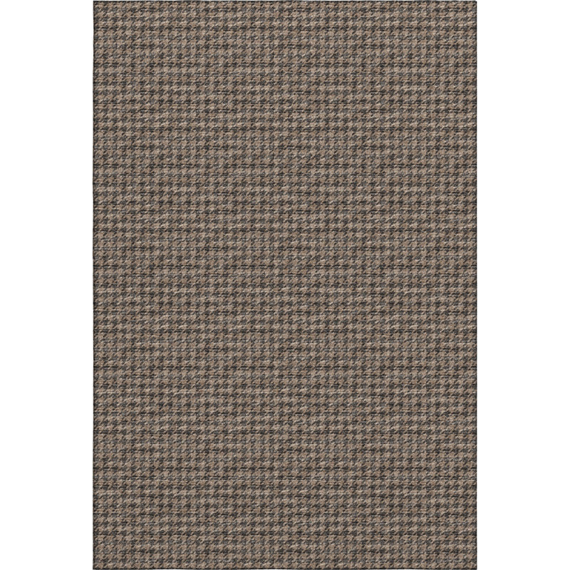 Tapis chocolat de qualité supérieure lavable à la machine Paullette AMF137, Rectangle 2 pi 6 po x 3 pi 10 po