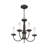 Cloverfield 5 - Light Steel Dimmable Chandelier-67131039